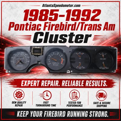 1985-1992 Pontiac Firebird &amp; Trans Am Odometer Repair