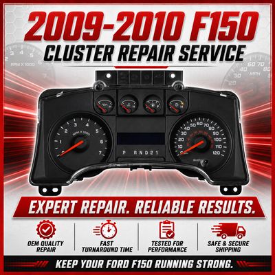 2009-2010 Ford F150 Instrument Cluster Repair