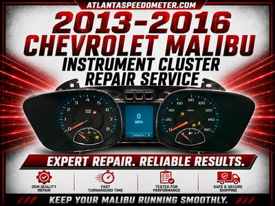 2013-2016 Chevrolet Malibu Instrument Cluster Repair