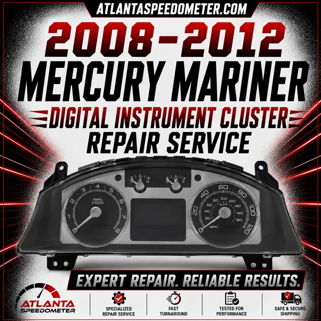 2008-2012 Mercury Mariner Instrument Cluster Repair