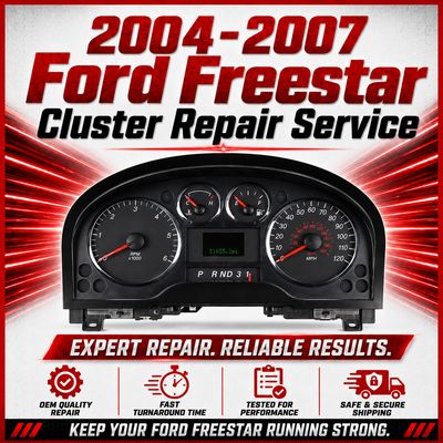 2004-2007 Ford Freestar &amp; Mercury Monterey Instrument Cluster Complete Rebuild