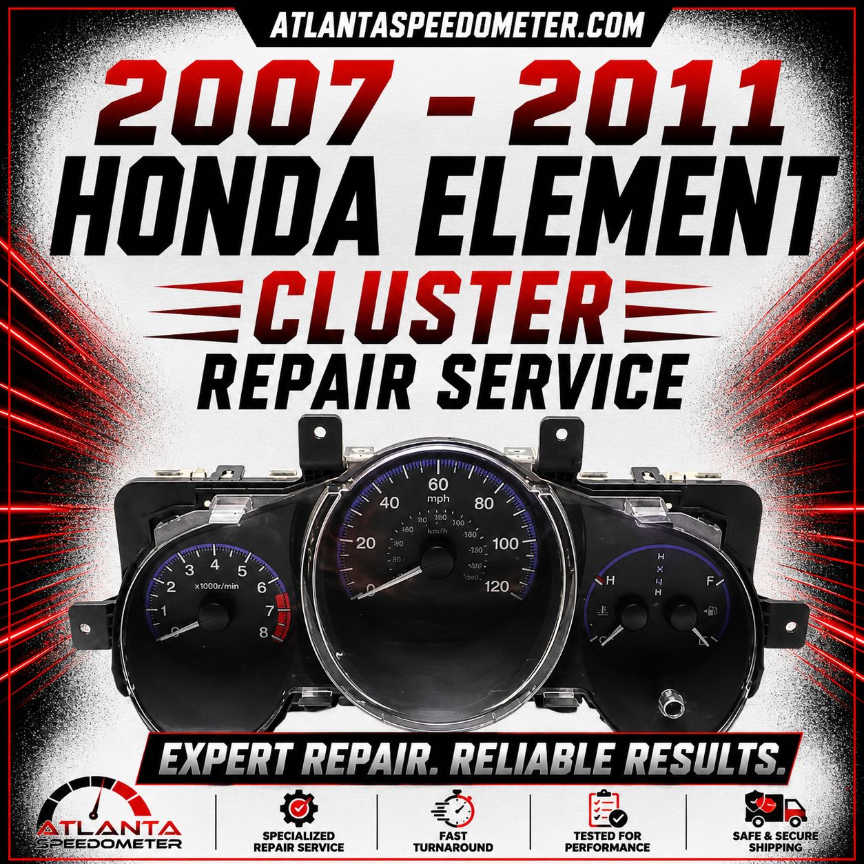 2007-2011 Honda Element Cluster Repair