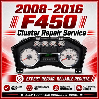2008-2016 Ford F450+ Instrument Cluster Repair