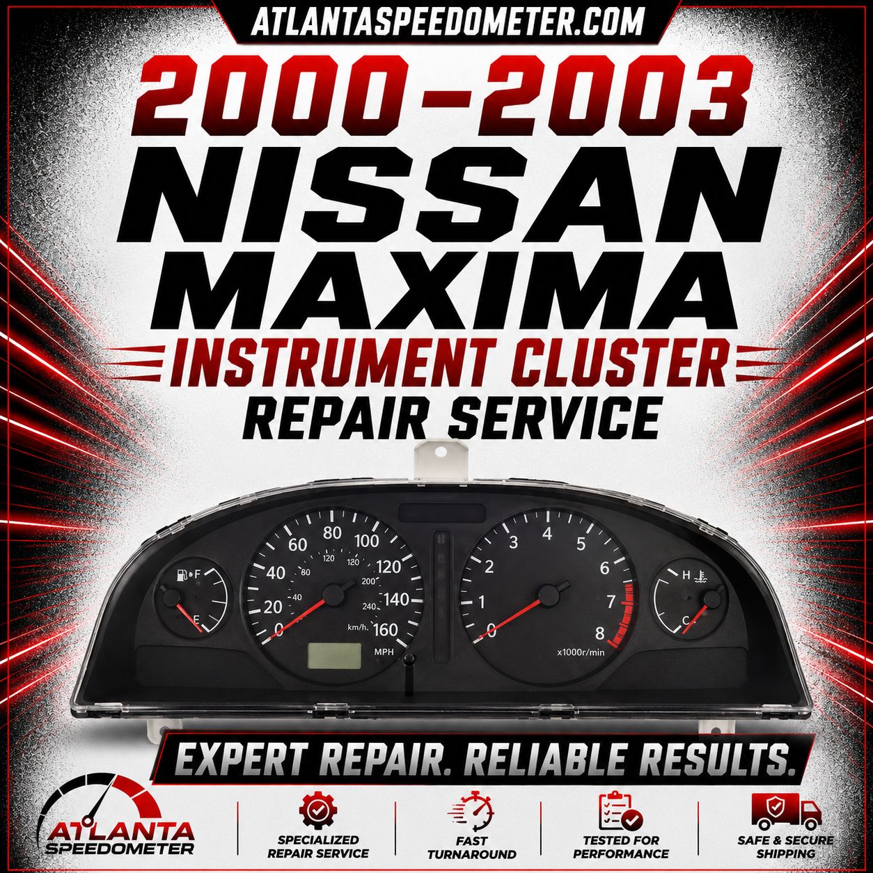 2000-2003 Nissan Maxima Instrument Cluster Repair