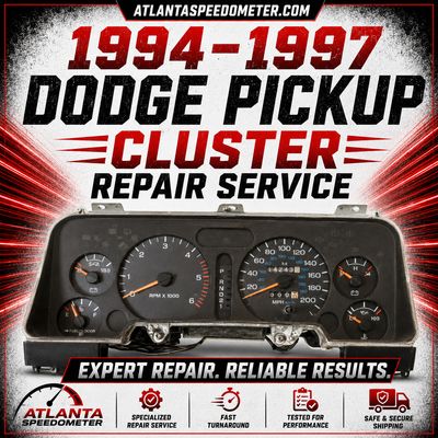 1994-1997 Dodge Pickup Cluster Repair
