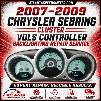 2007-2009 Chrysler Sebring Cluster Backlighting VDLS Controller