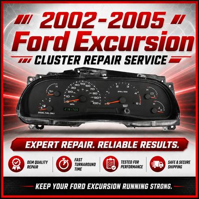 2002-2005 Ford F250 F350 F450 F550 Instrument Cluster Repair
