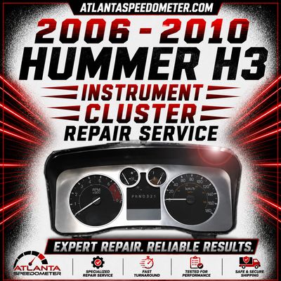2006-2010 Hummer H3 Instrument Cluster Complete Rebuild