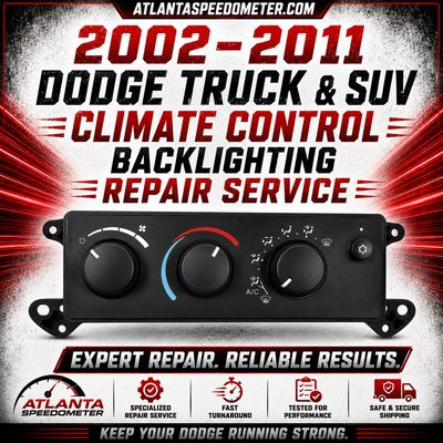 2002-2011 Dodge Truck &amp; SUV Climate Control Backlighting Replacement