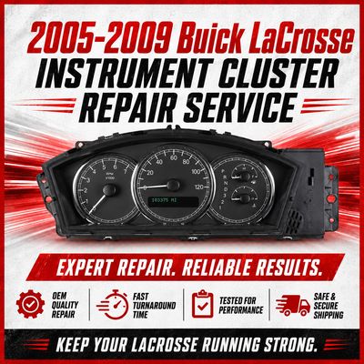 2005-2009 Buick LaCrosse Instrument Repair