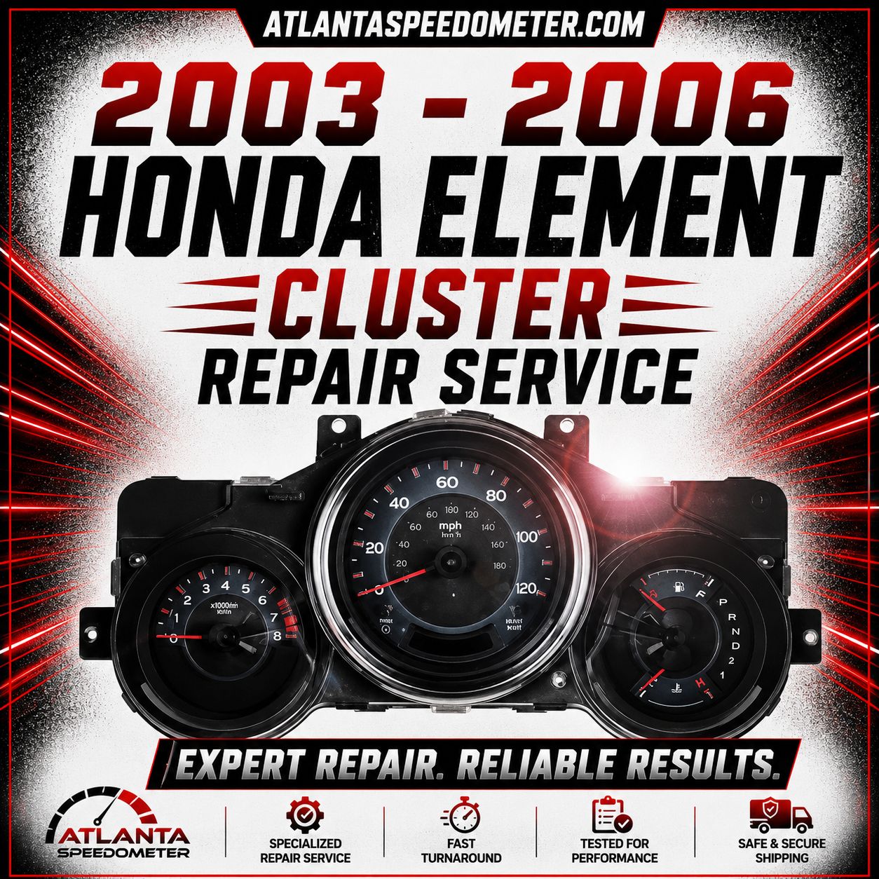 2003-2006 Honda Element Cluster Repair