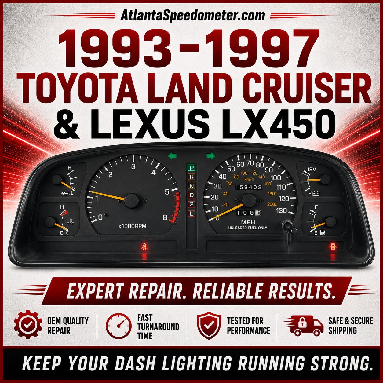 1993-1997 Toyota Land Cruiser &amp; Lexus LX450