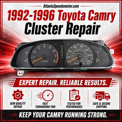 1992-1996 Toyota Camry Instrument Cluster Repair