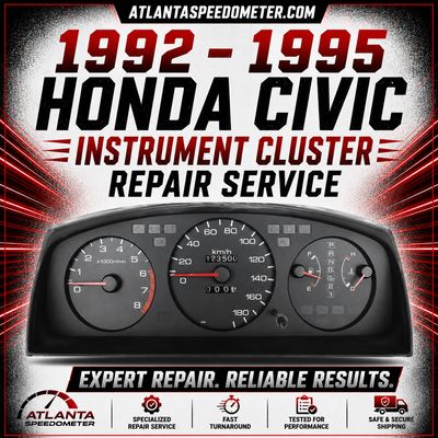 1992-1995 Honda Civic Instrument Cluster Repair