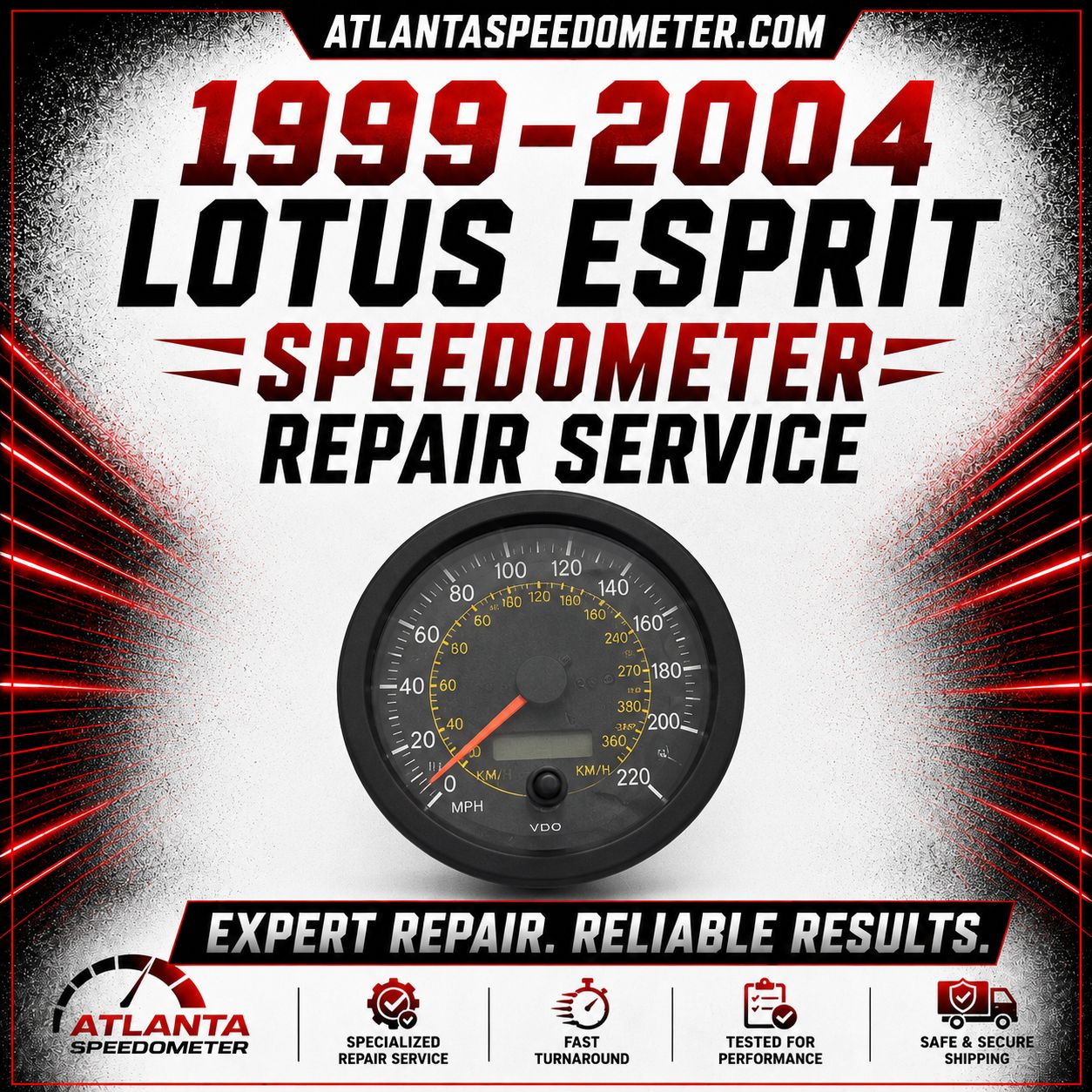 1999-2004 Lotus Esprit Speedometer Head Repair