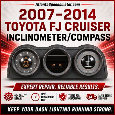 2007-2014 Toyota FJ Cruiser Inclinometer/Compass Repair