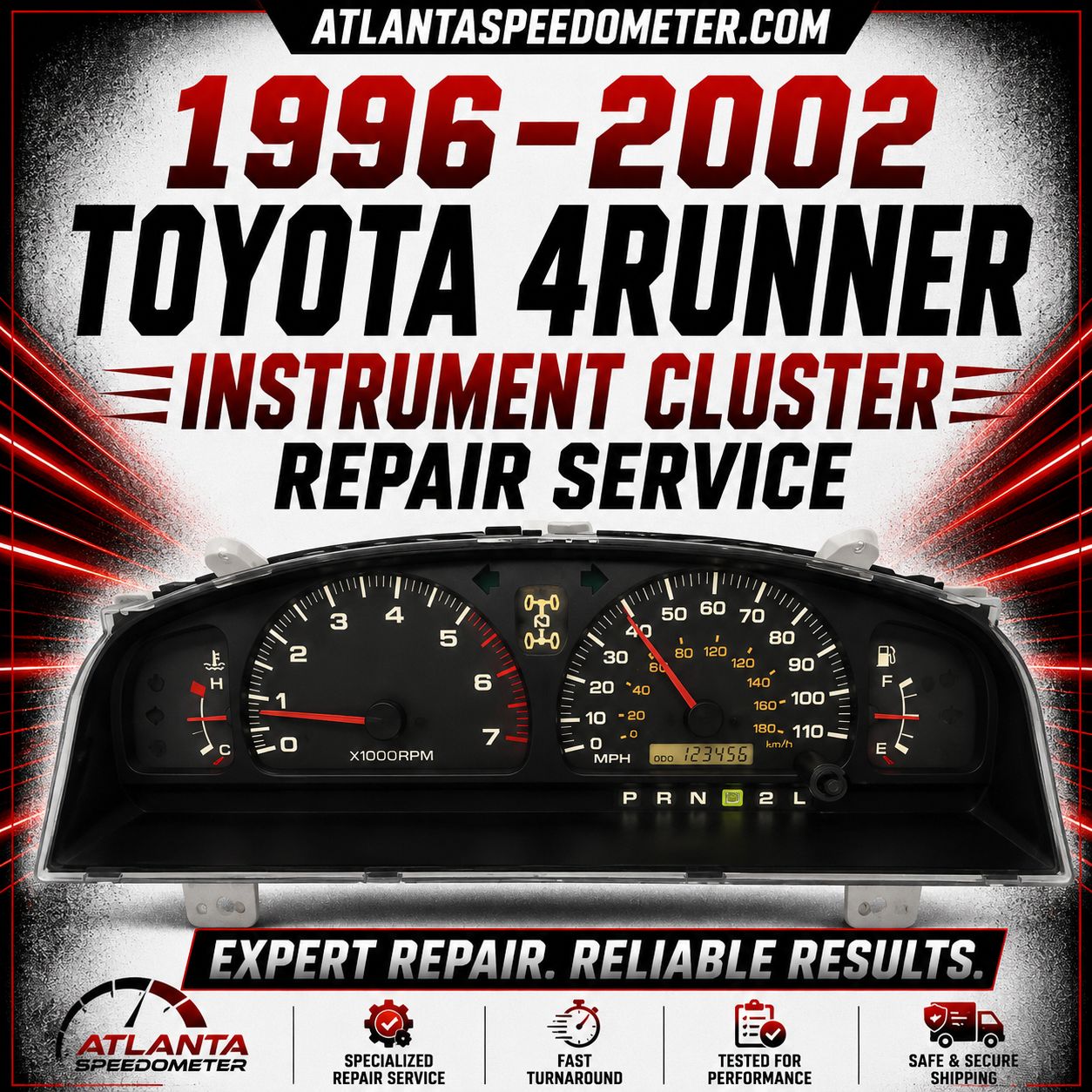 Toyota 4Runner 1996-2002 Instrument Cluster Repair