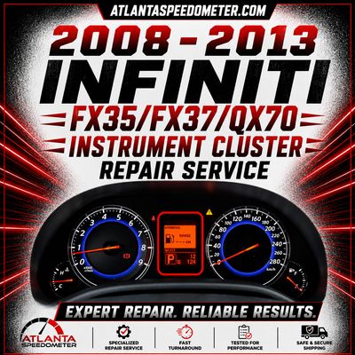 2008-2013 Infiniti FX35/FX37/QX70 Instrument Cluster Complete Rebuild