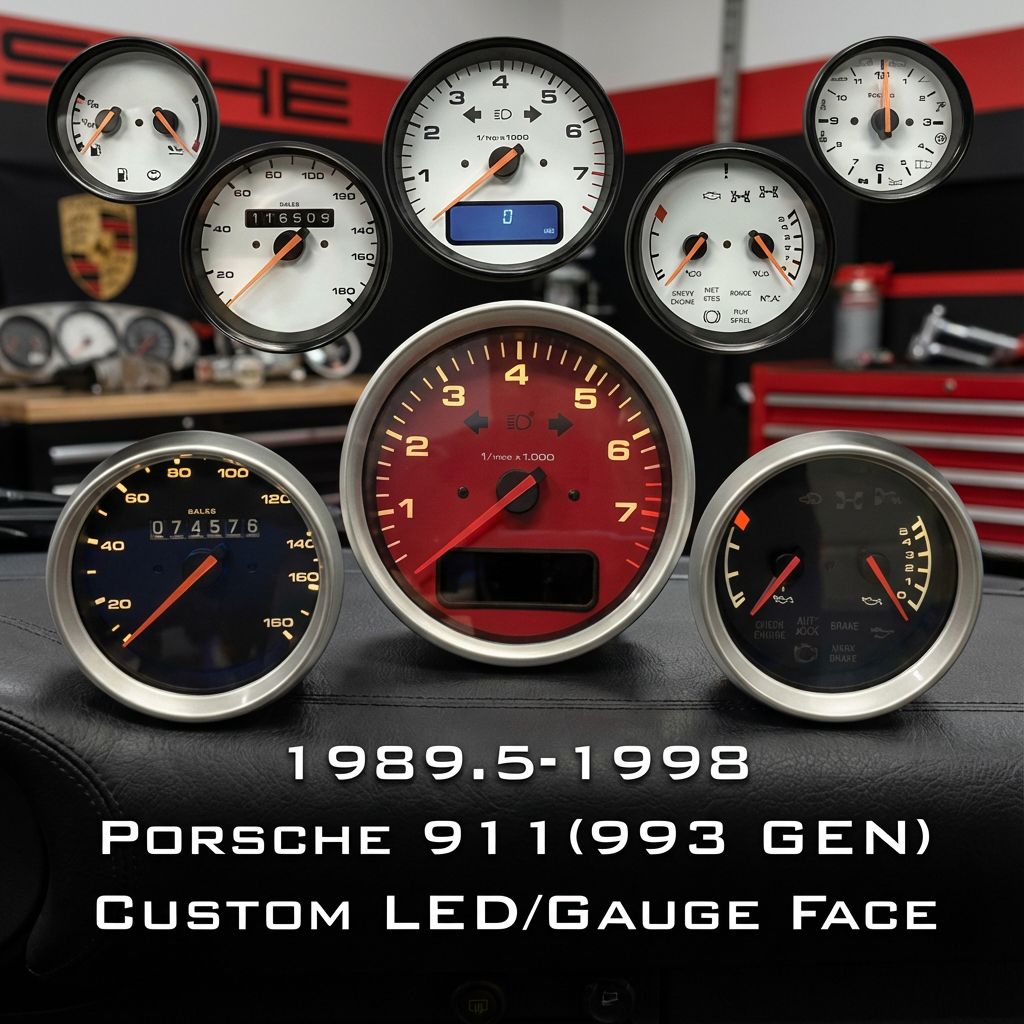1989.5-1998 911 (993 Gen) LED/Gauge Face Kit Service