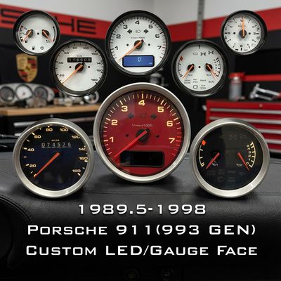 1989.5-1998 911 (993 Gen) LED/Gauge Face Kit Service