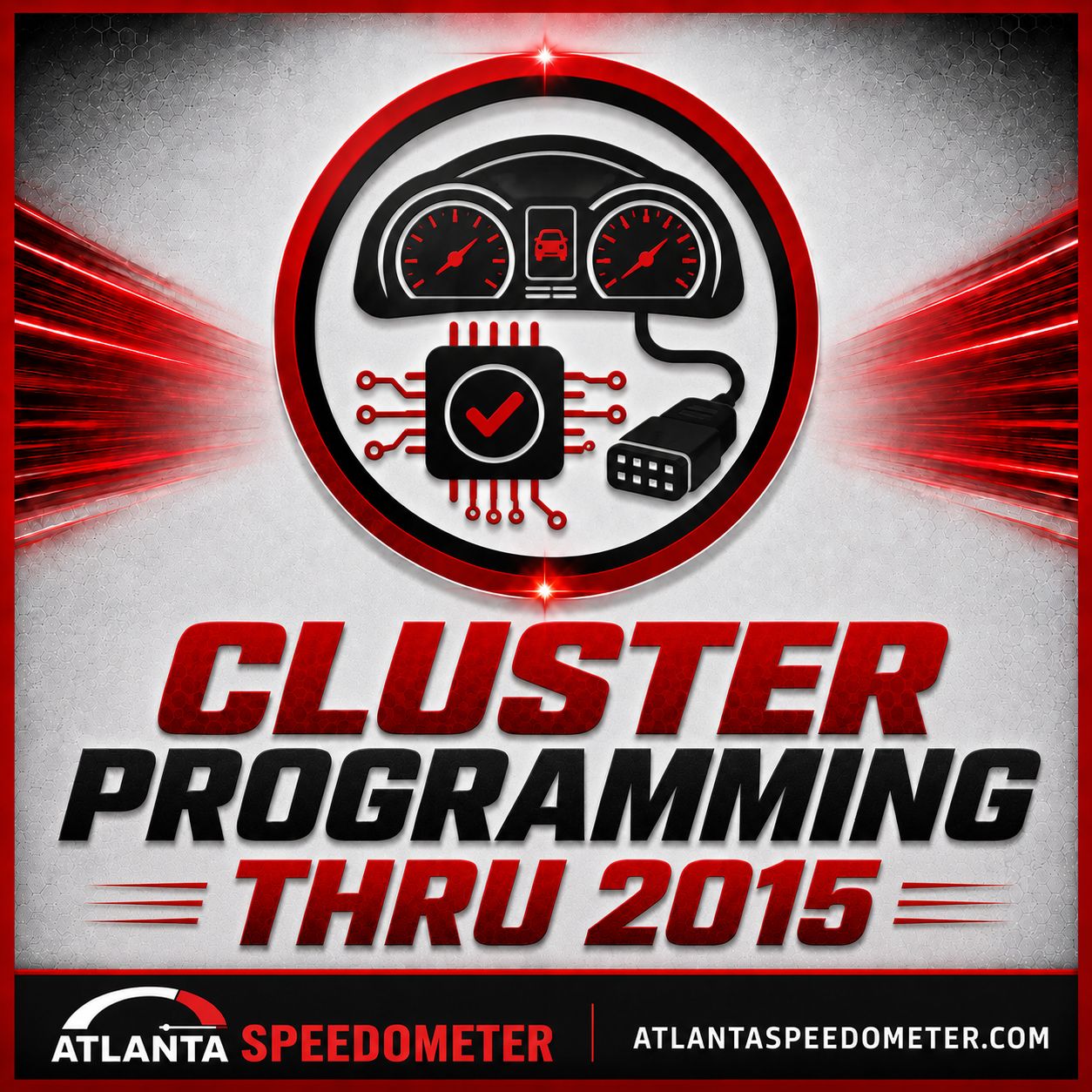 Cluster Programming for Digital Odometer up to 2015 year model