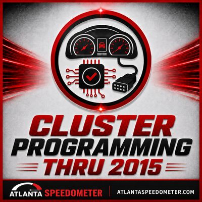 Cluster Programming for Digital Odometer up to 2015 year model
