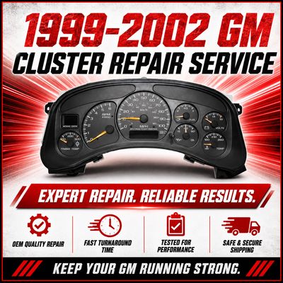 1999-2002 GM Full Size Cluster Repair