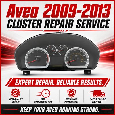 2009-2013 Chevrolet Aveo Instrument Cluster Repairs