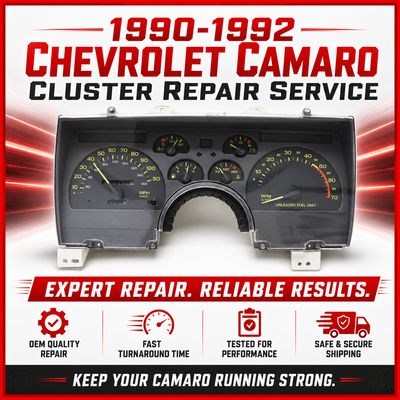 1990-1992 Chevrolet Camaro Instrument Cluster Repair