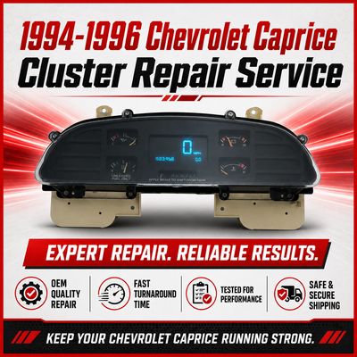 1994-1996 Chevrolet Caprice Instrument Cluster Repair