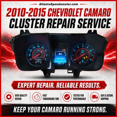2010 - 2015 Chevrolet Camaro Instrument Cluster Repair