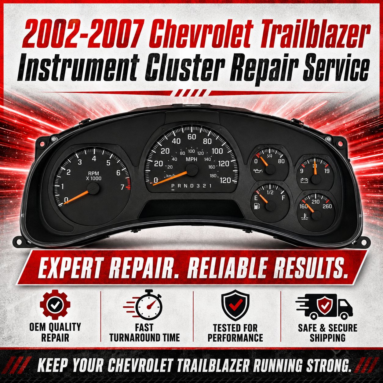 2002-2007 Chevrolet Trailblazer Instrument Cluster Rebuild