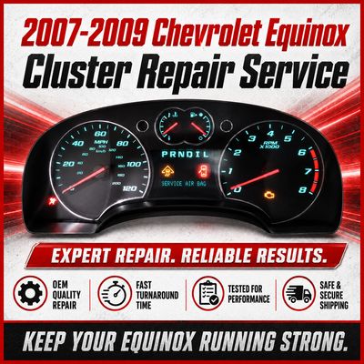 2007-2009 Chevrolet Equinox Instrument Cluster Rebuild