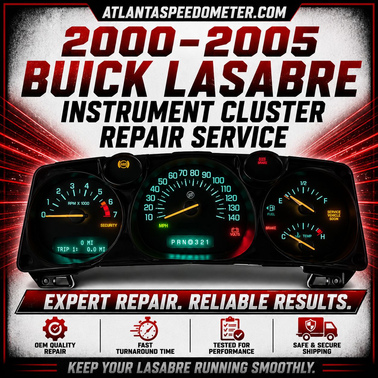 2000-2005 Buick LaSabre Instrument Cluster Rebuild