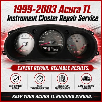 1999-2003 Acura TL Instrument Cluster Repair Service