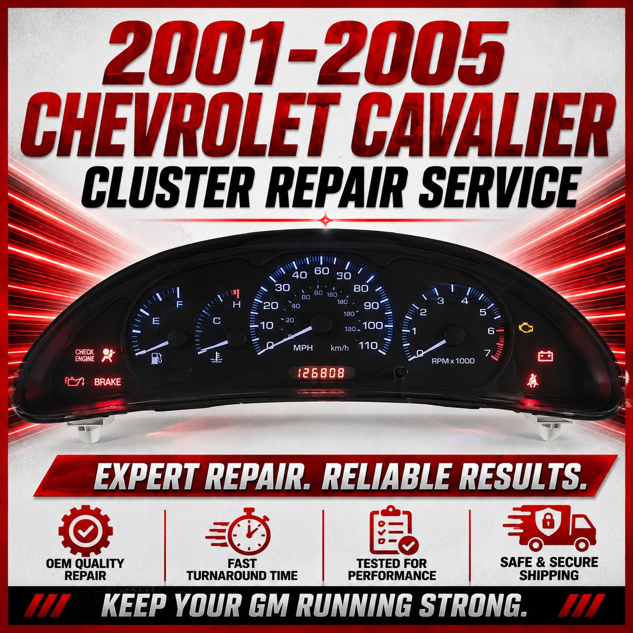 2001-2005 Chevrolet Cavalier Instrument Cluster Rebuild