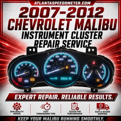 2007-2012 Chevrolet Malibu Instrument Cluster Repair
