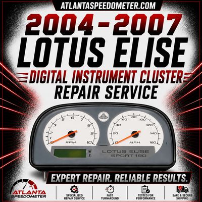 2004-2007 Lotus Elise &amp; Exige Instrument Cluster Complete Rebuild