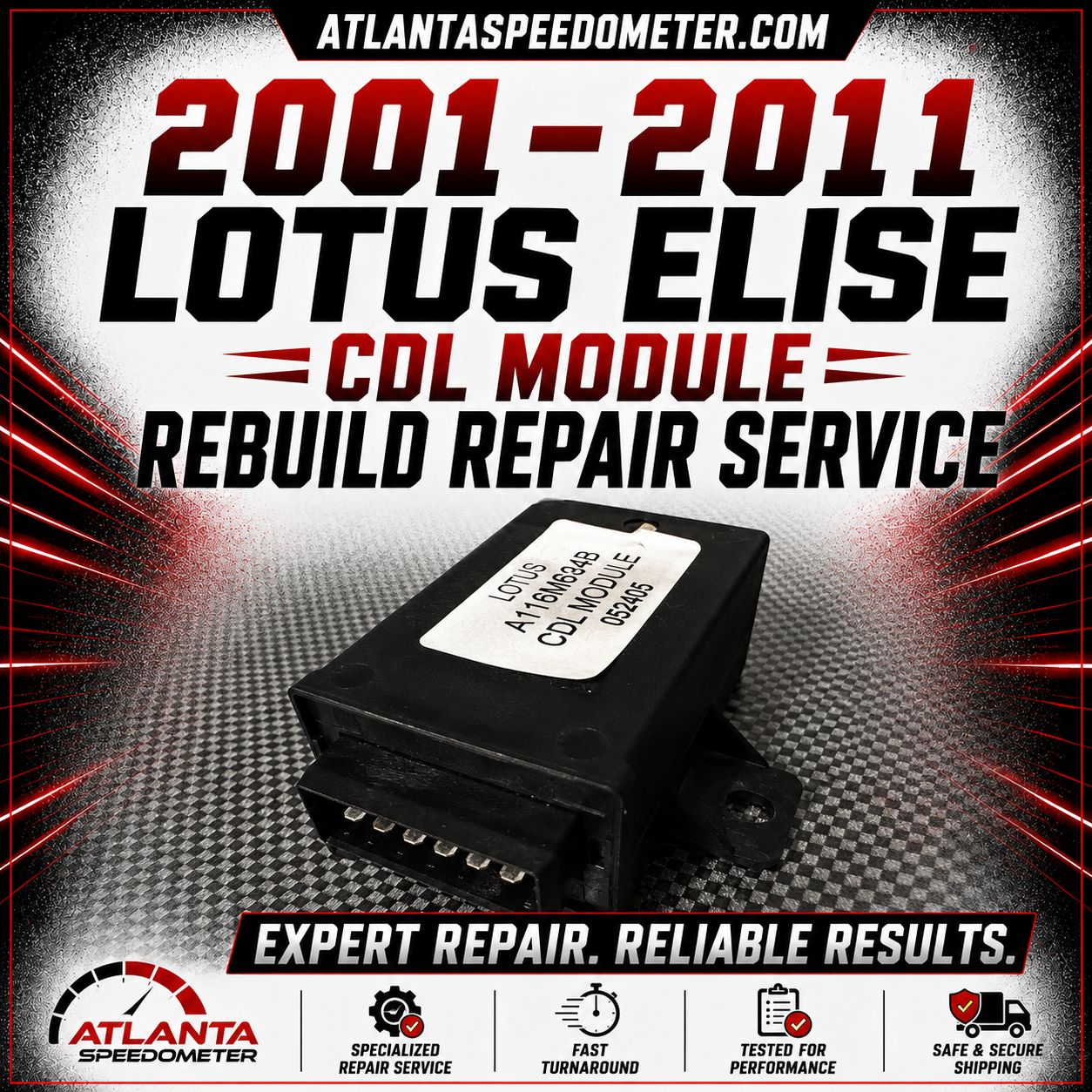2001-2008 Lotus Elise CDL Module Rebuild (Door Lock Module)