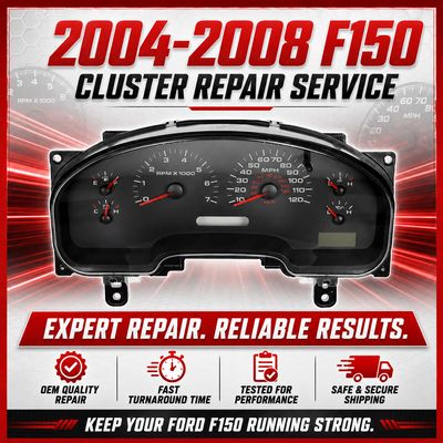2004-2008 Ford F150 Instrument Cluster Repair Service