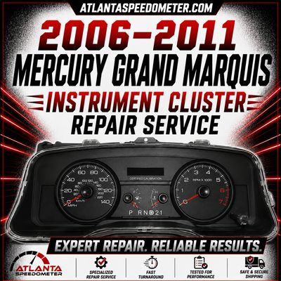 2006-2011 Mercury Grand Marquis Complete Instrument Cluster Rebuild