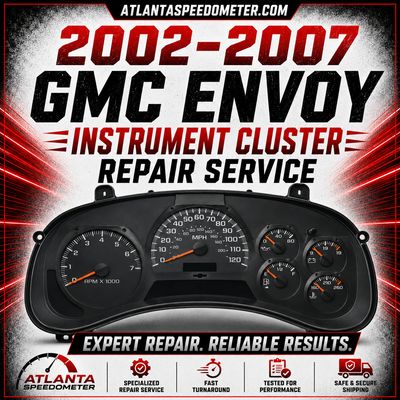 2002-2007 GMC Envoy Instrument Cluster Complete Rebuild