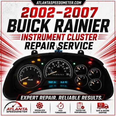 2002-2007 Buick Rainer Instrument Cluster Complete Rebuild