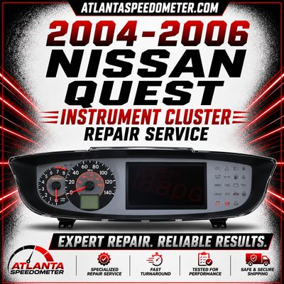 2004-2006 Nissan Quest Odometer Display Repair