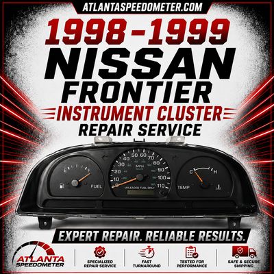 1998-1999 Nissan Frontier Instrument Cluster Complete Rebuild