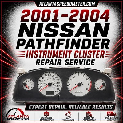 2001-2004 Nissan Pathfinder Instrument Cluster Complete Rebuild