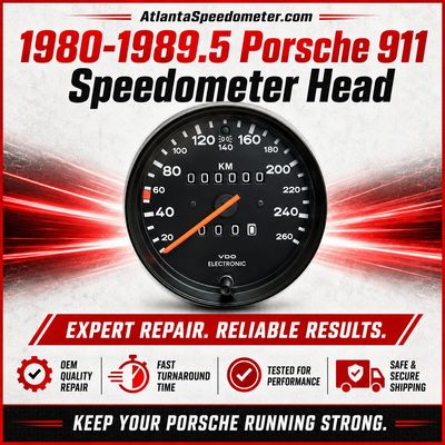 1980-1989.5 Porsche 911 Speedometer Head Overhaul Service