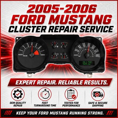 2005-2009 Ford Mustang Complete Instrument Cluster Rebuild
