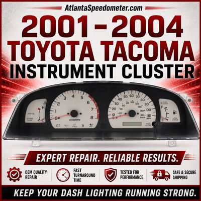 2001-2004 Toyota Tacoma Instrument Cluster Complete Rebuild