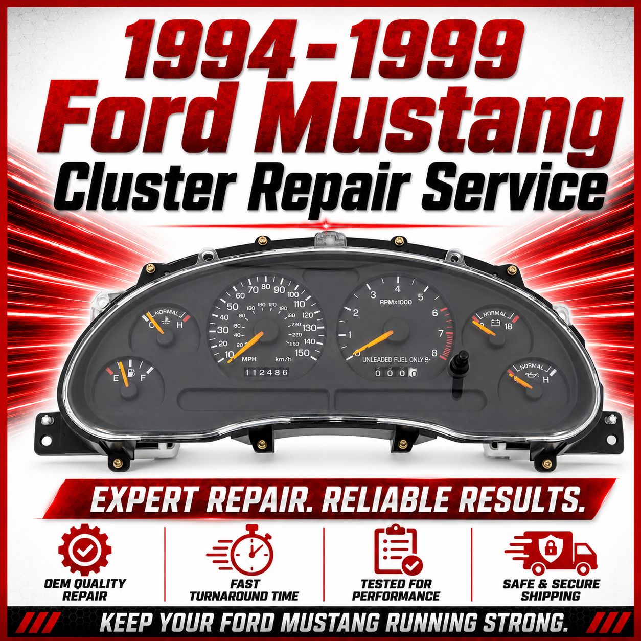 1994-1999 Ford Mustang Odometer Repair